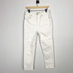 Madewell The Perfect Vintage Jean High Rise White Women's Size 28